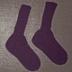 Mauve Cotton Socks